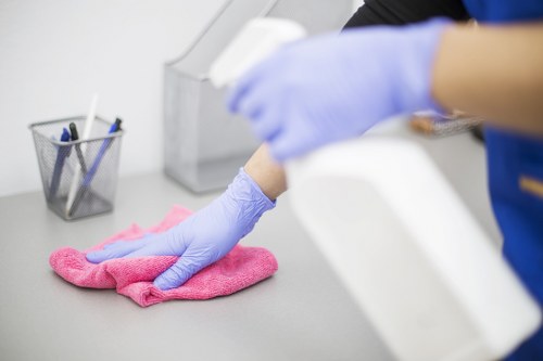 Office cleaning service in Queenspark for a tidy commercial workspace