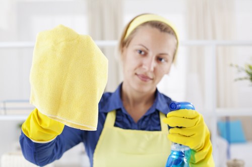 Professional deep cleaning service in a Queenspark home kitchen