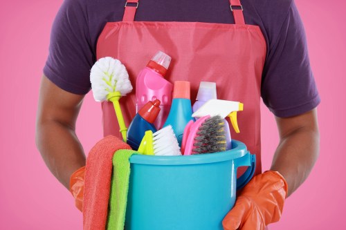 Local carpet cleaning service treating stains in Queenspark