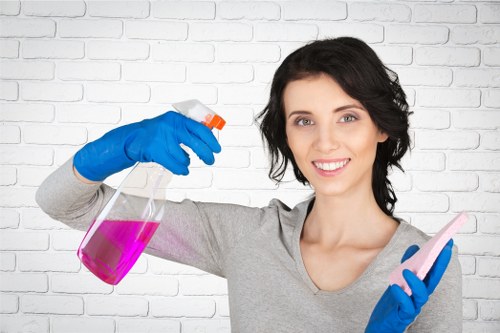 Preparation for deep cleaning in a Queenspark home